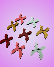 Throw Your X Up Charms