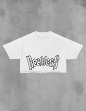 Reckless Cropped Tee - White