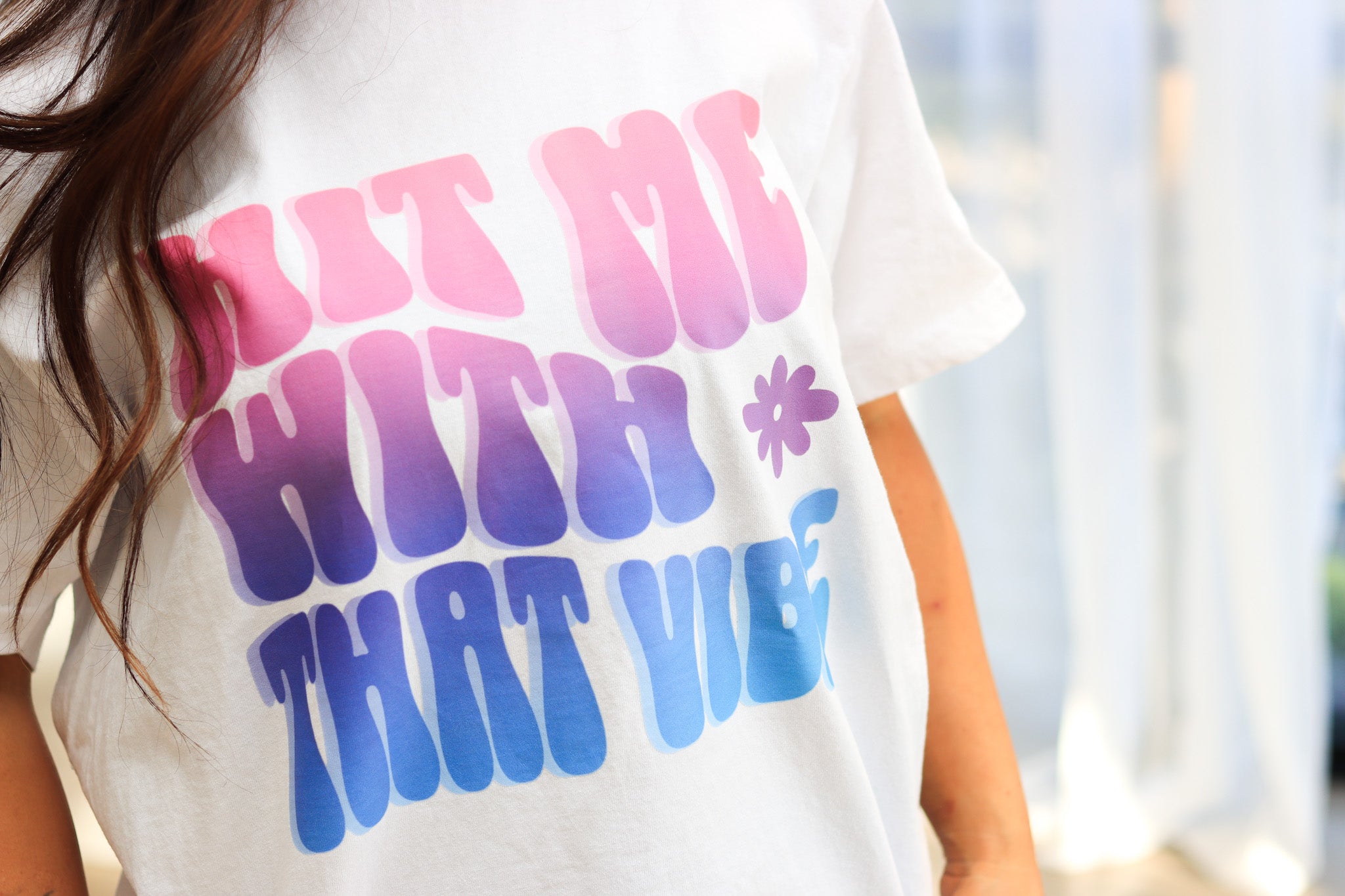 Vibe Oversized Tee - White