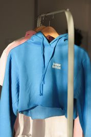 All Good Cropped Hoodie - Blue